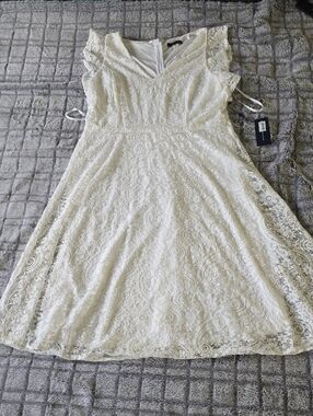 Tommy Hilfiger White Lace Dress